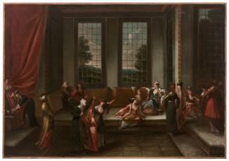 The entitled painter New arrival at the harem