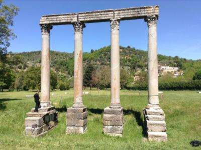 Photo des colonnes de Riez, Crédit : Pierre Rochette