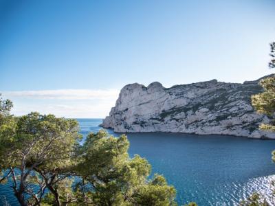 Photo de la calanque de Sormiou à Marseille, Crédit : Eléa Ropiot – Aix-Marseille Université
